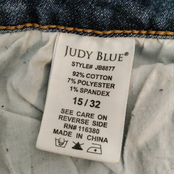 Judy Blue Women's Skinny Jeans - Distressed Blue - Picture 12 of 13